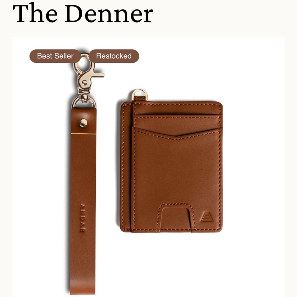 NWT ANDAR Leather Compact Wallet
